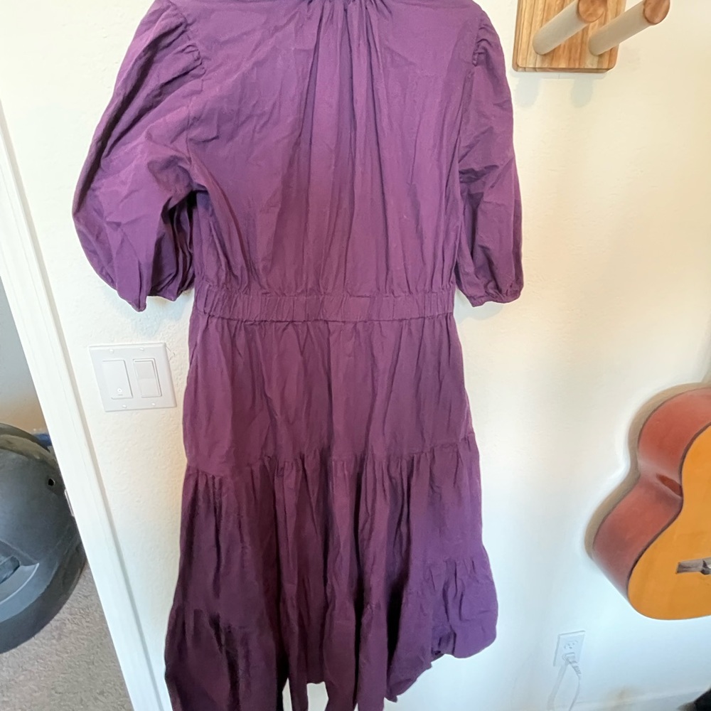 Wayward Fancies Purple MIDI Dress